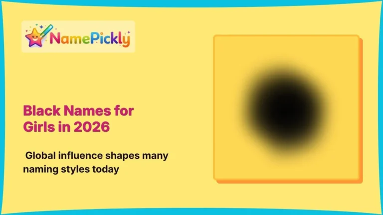 Black Names for Girls in 2026
