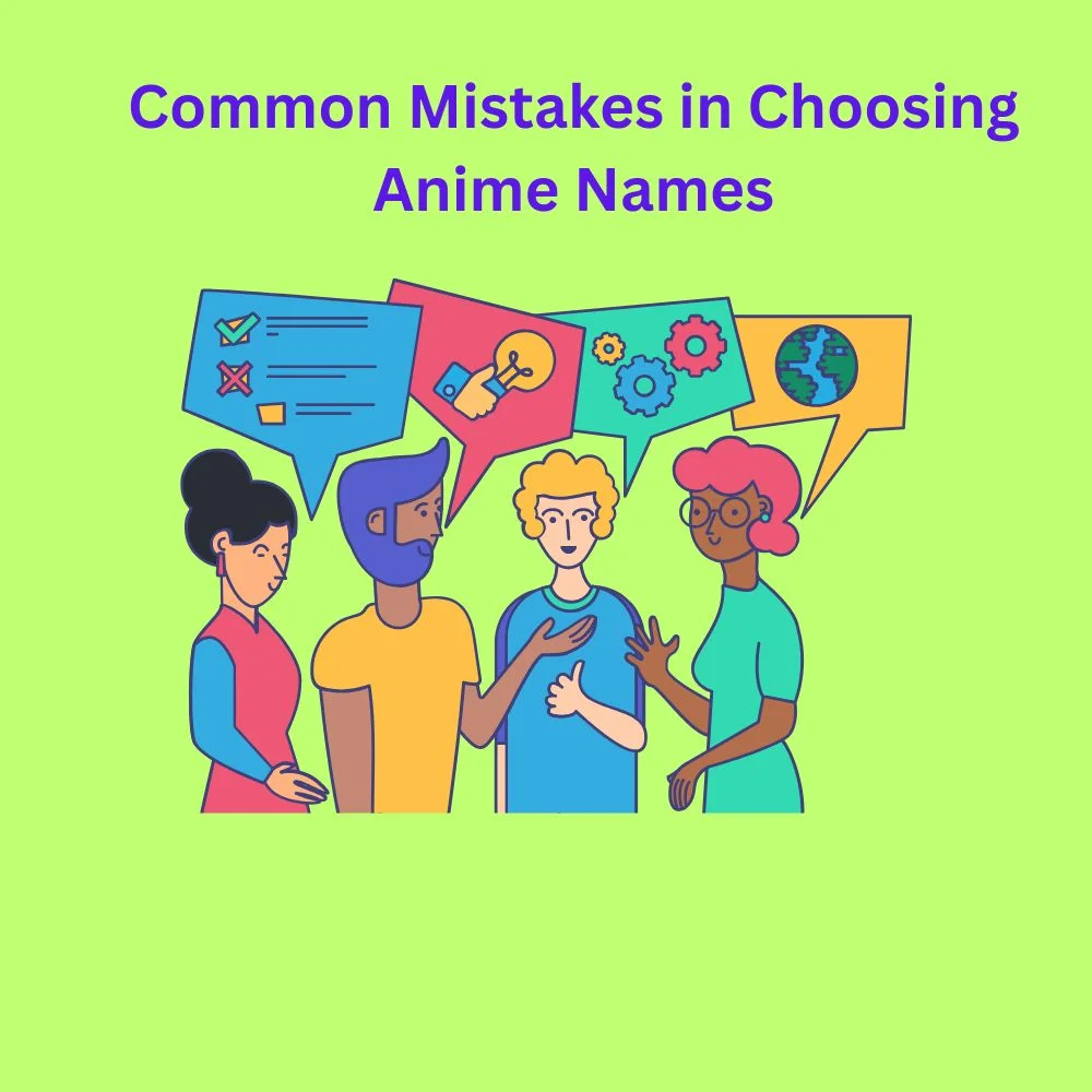 Common Mistakes in Choosing Anime Names