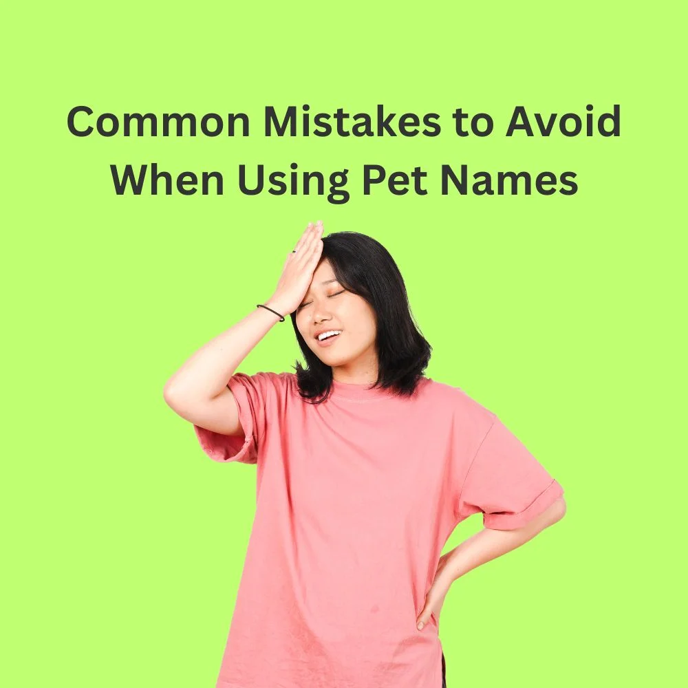 Common Mistakes to Avoid When Using Pet Names