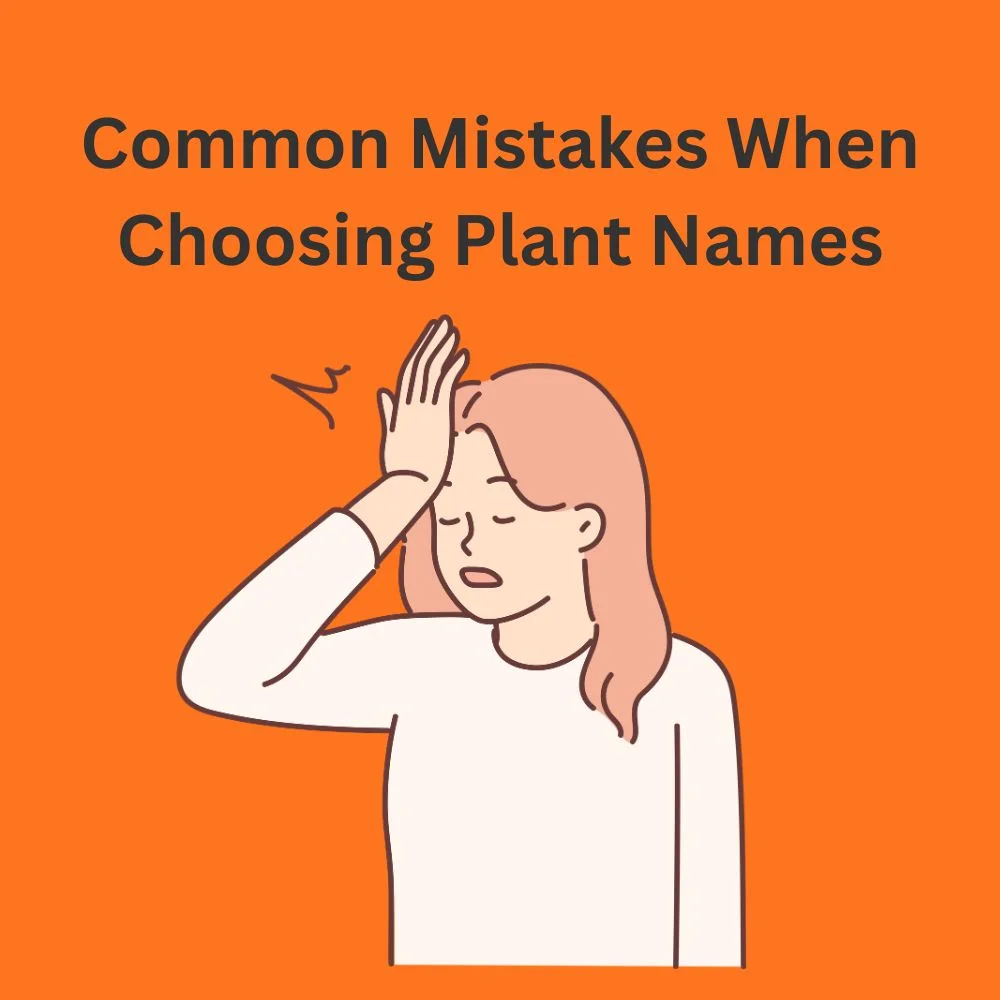Common Mistakes When Choosing Plant Names
