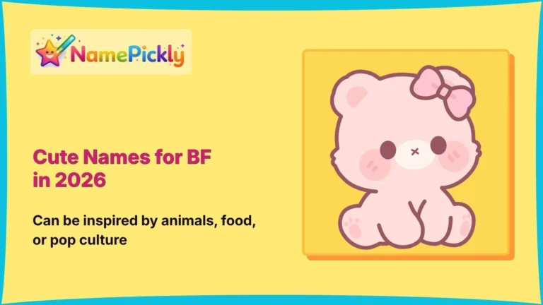 Cute Names for BF in 2026