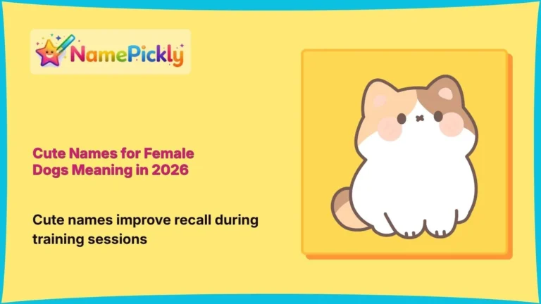 Cute Names for Female Dogs Meaning in 2026