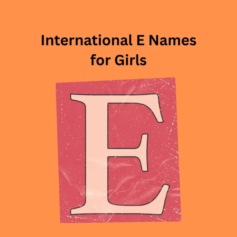 E Names for Boys IN 2026