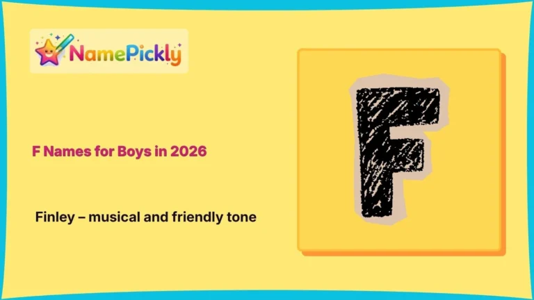 F Names for Boys in 2026
