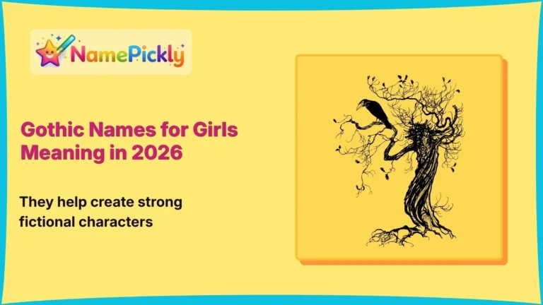 Gothic Names for Girls Meaning in 2026
