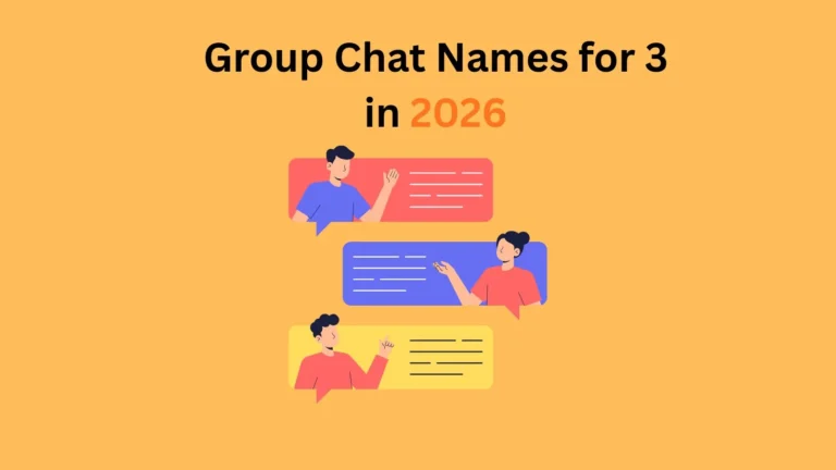 Group Chat Names for 3 in 2026