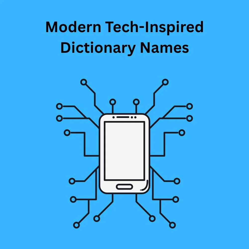 Modern Tech-Inspired Dictionary Names