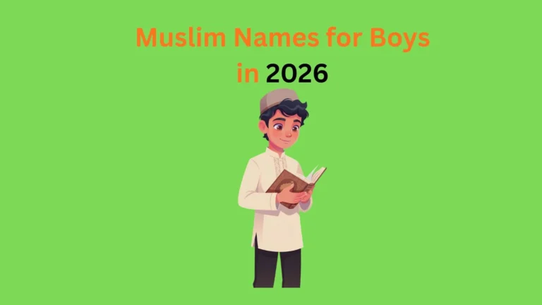Muslim Names for Boys in 2026
