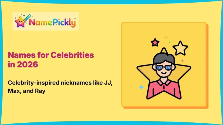 Names for Celebrities in 2026