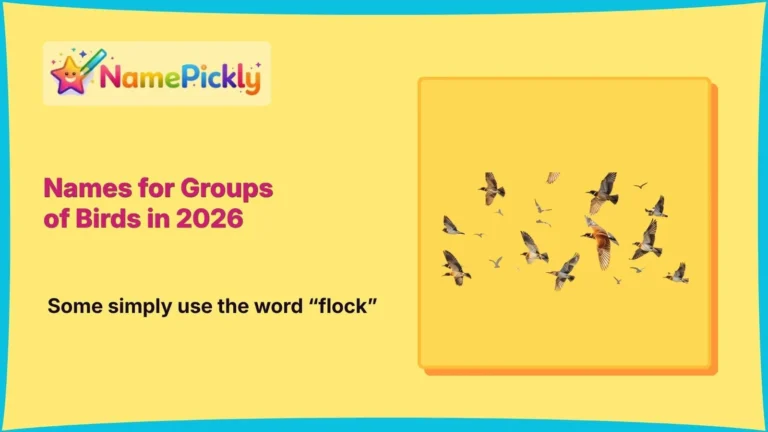 Names for Groups of Birds in 2026