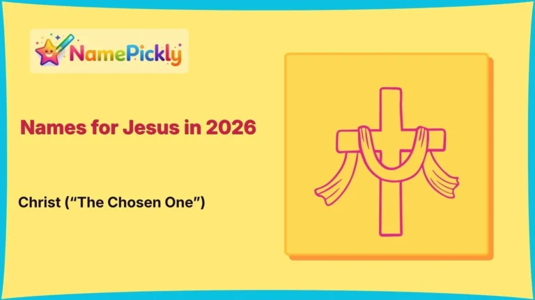 Names for Jesus in 2026