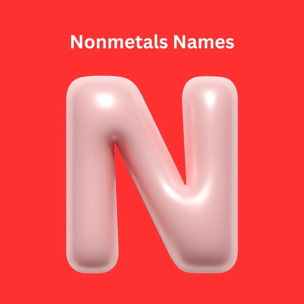 Nonmetals Names