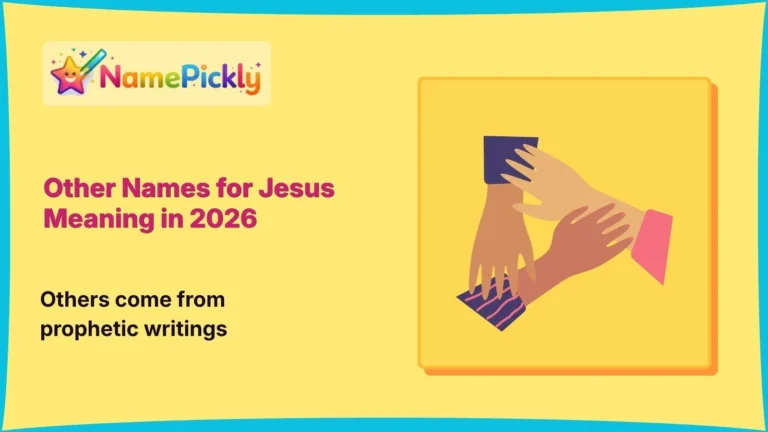 Other Names for Jesus Meaning in 2026