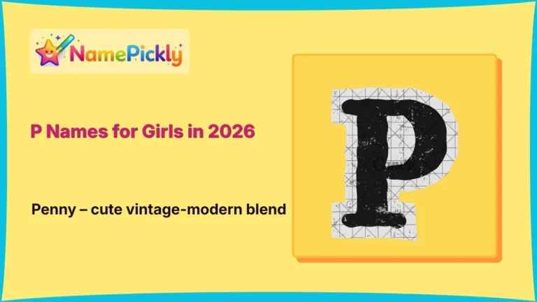 P Names for Girls in 2026