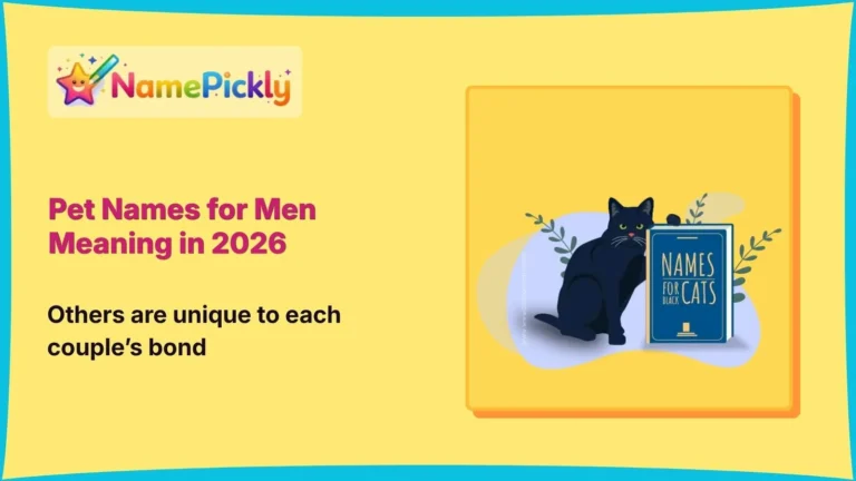Pet Names for Men Meaning in 2026