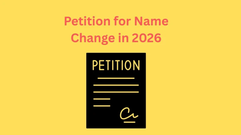 Petition for Name Change in 2026
