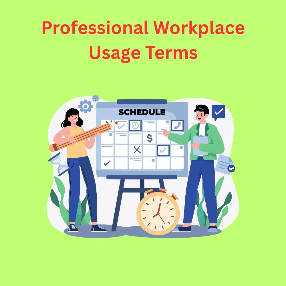 Professional Workplace Usage Terms
