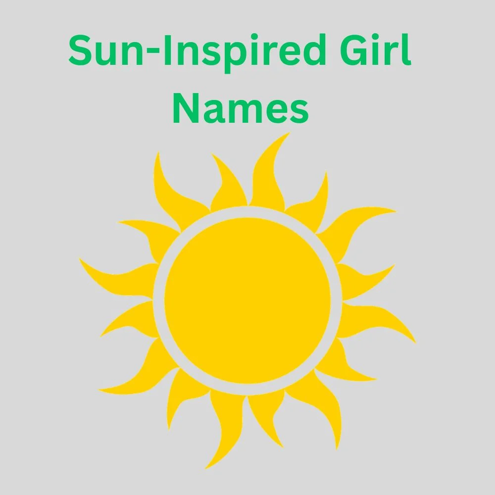 Sun Inspired Girl Names