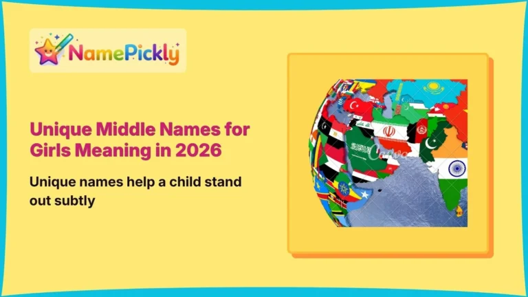 Unique Middle Names for Girls Meaning in 2026