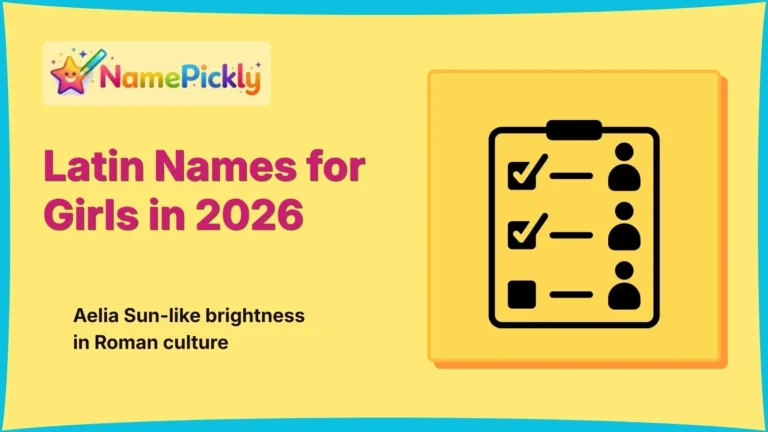 Latin Names for Girls in 2026