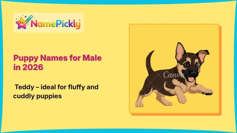 Puppy Names for Male in 2026